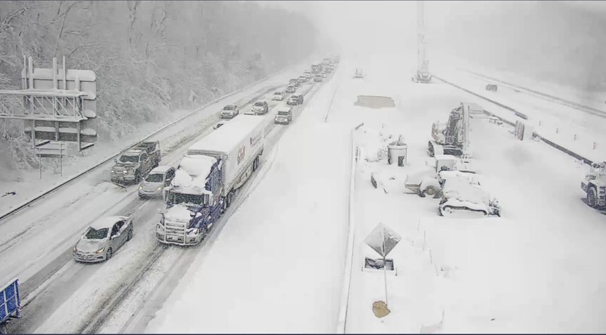 Liberal Journalist Mocks Republicans Trying to Help People Trapped in Snow on I-95