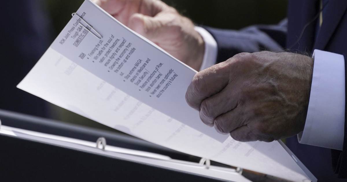 Washington Post Gives up the Game in Trying to Rescue Joe Biden After 'CheatSheetGate' – RedState - Vimarsana News