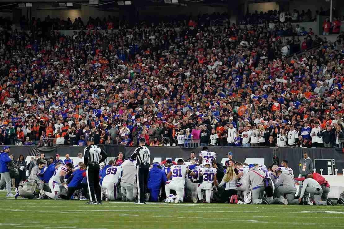 NFL Player Damar Hamlin Survives the Night, in Critical Condition After